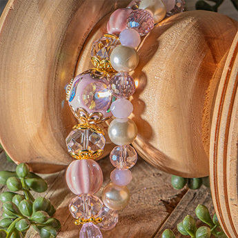 Boho Bead Strand Duo in Princess Castle