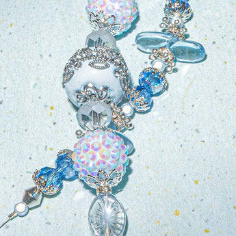 Boho Bead Strand Duo in Summer Skies
