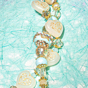 Boho Bead Strand Duo in Tiffany
