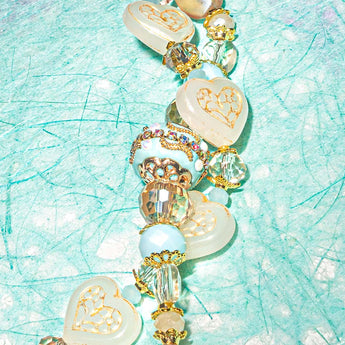 Boho Bead Strand Duo in Tiffany