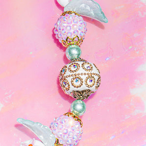 Boho Bead Strand in Fairy Garden in Full Bloom