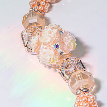 Boho Bead Strand in Perfectly Pink