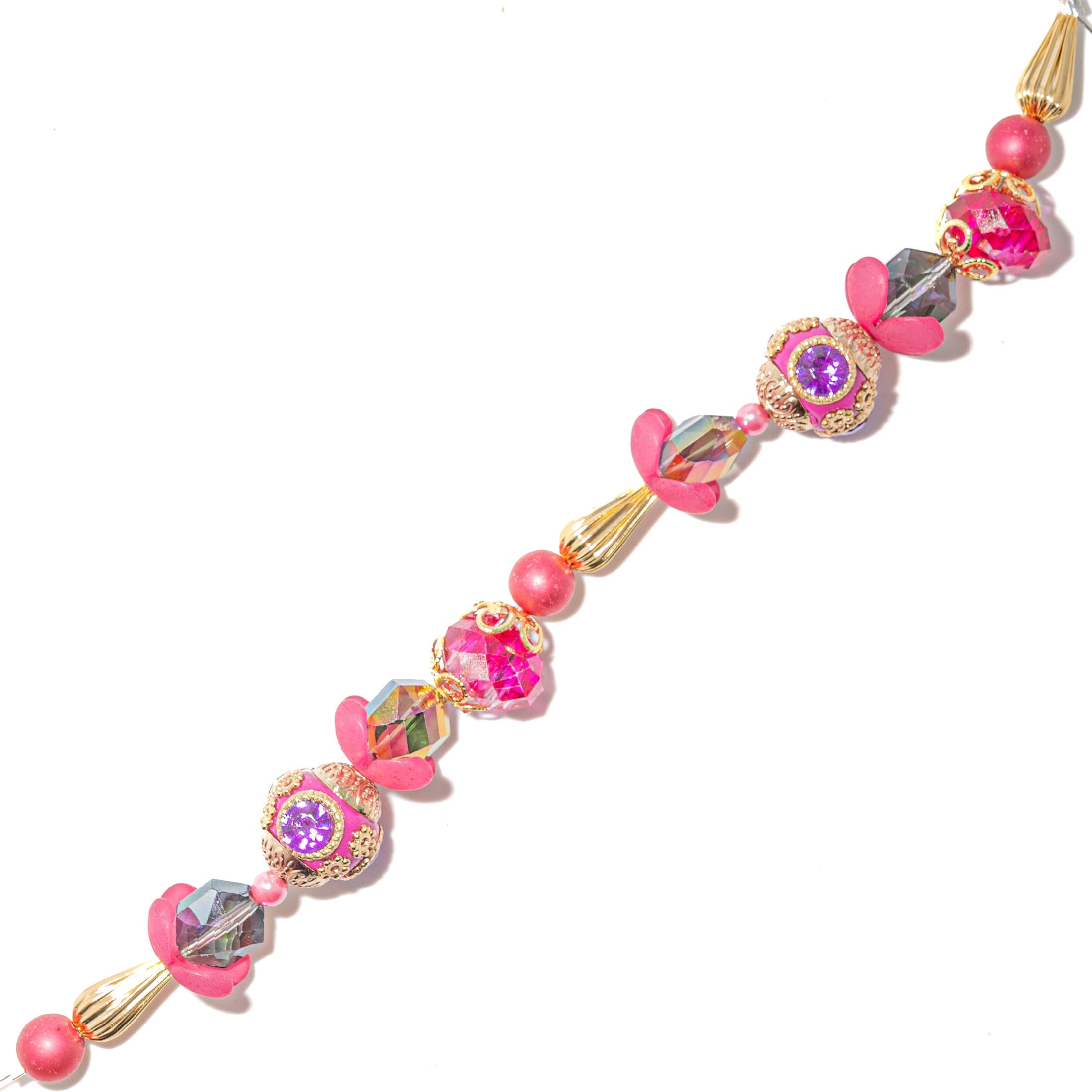 Magic Strands Boho Bead Strand in Magic Magenta - Jesse James Beads