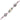 Boho Bead Strand in Pink Cosmos