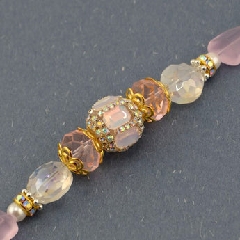 Boho Bead Strand in Perfectly Princess Pink