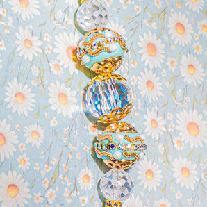 Boho Bead Strand in Show & Teal