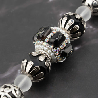 Boho Bead Strand in Suit & Tie