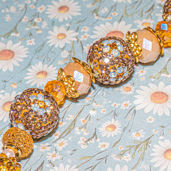 Boho Bead Strand in Sunshine & Sparkle