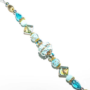 Boho Bead Strand in Teal Me How I Sparkle