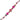 Boho Bead Strand in Tickle Me Pink