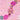 Boho Bead Strand in Tickle Me Pink