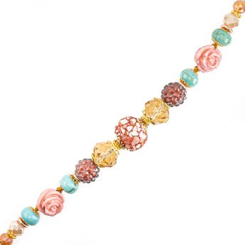 Boho Bead Strand in Tropical Paradise