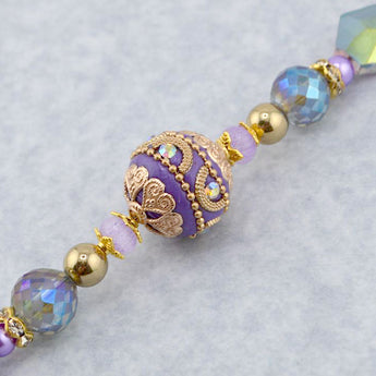 Boho Bead Strand in Wisteria & Wimsy