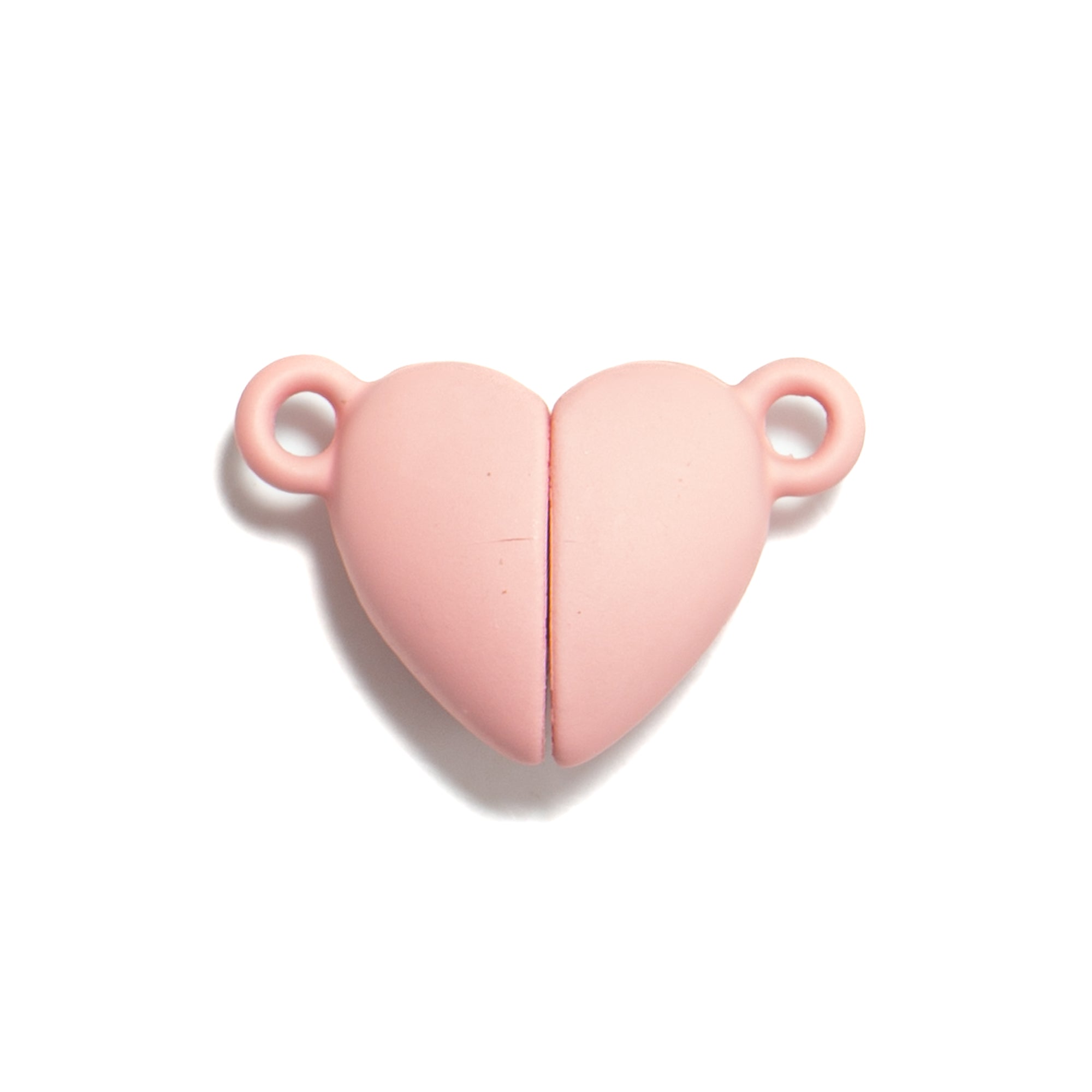 Bold Hearts Magnetic Clasp in Pastel Pink