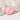 Bold Hearts Magnetic Clasp in Pastel Pink