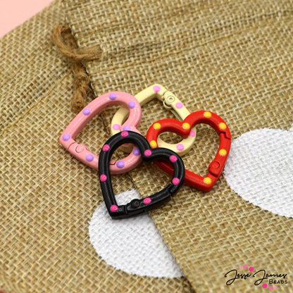 Bold Love Heart Statement Clasps