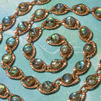 Brass Metal Chain in Astroid Belt