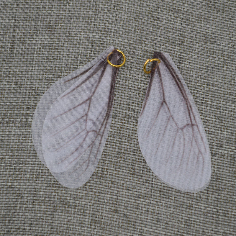 JJB Butterfly Wing Charm Set in Grey