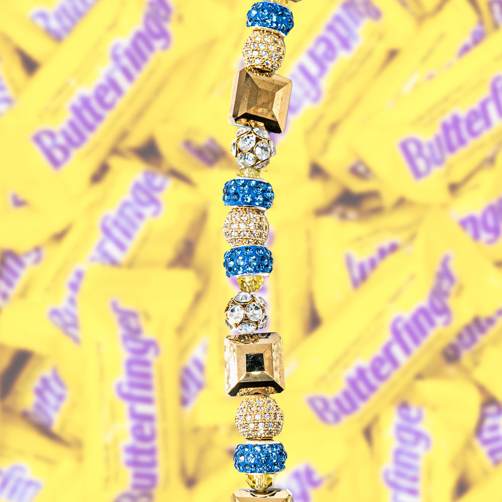 Candy Bead Strand in Peanut Butter Crunch Bar