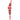 Candy Bead Strand in Red Licorice Twists