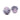 Candy-Crushed Boho Bead Pair in Grape Soda Pop