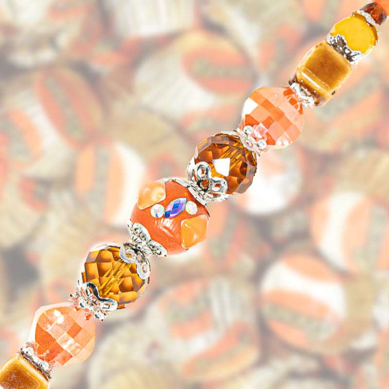 JJB peanut butter cup bead strand