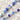 Ceramic Bead Strand Duo in Realm of the Ice Queen