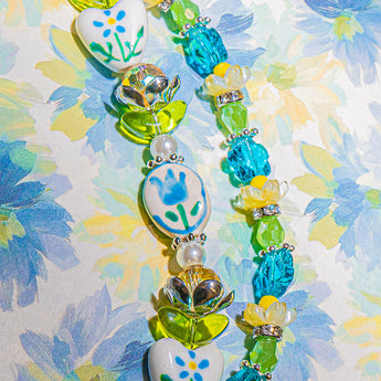 Ceramic Bead Strand in Hey Bestie, Let's Bloom