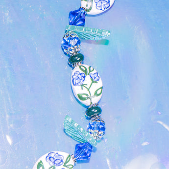 Ceramic Bead Strand in Morning Tea in the Garden