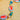 Ceramic Bead Strand in Lobster Boil