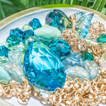 Bead Mix & Chain Bundle in Ocean Awaits
