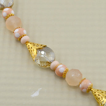 Champagne Glass Bead Strand in Bubbles & Sparkles