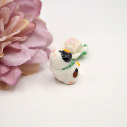 Chili the Loyal Friend Cat Ceramic Bead