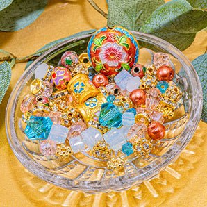 Cloisonné Bead Mix in Here For The Sunset