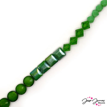 Color Block Glass Strand in Forbidden Forest