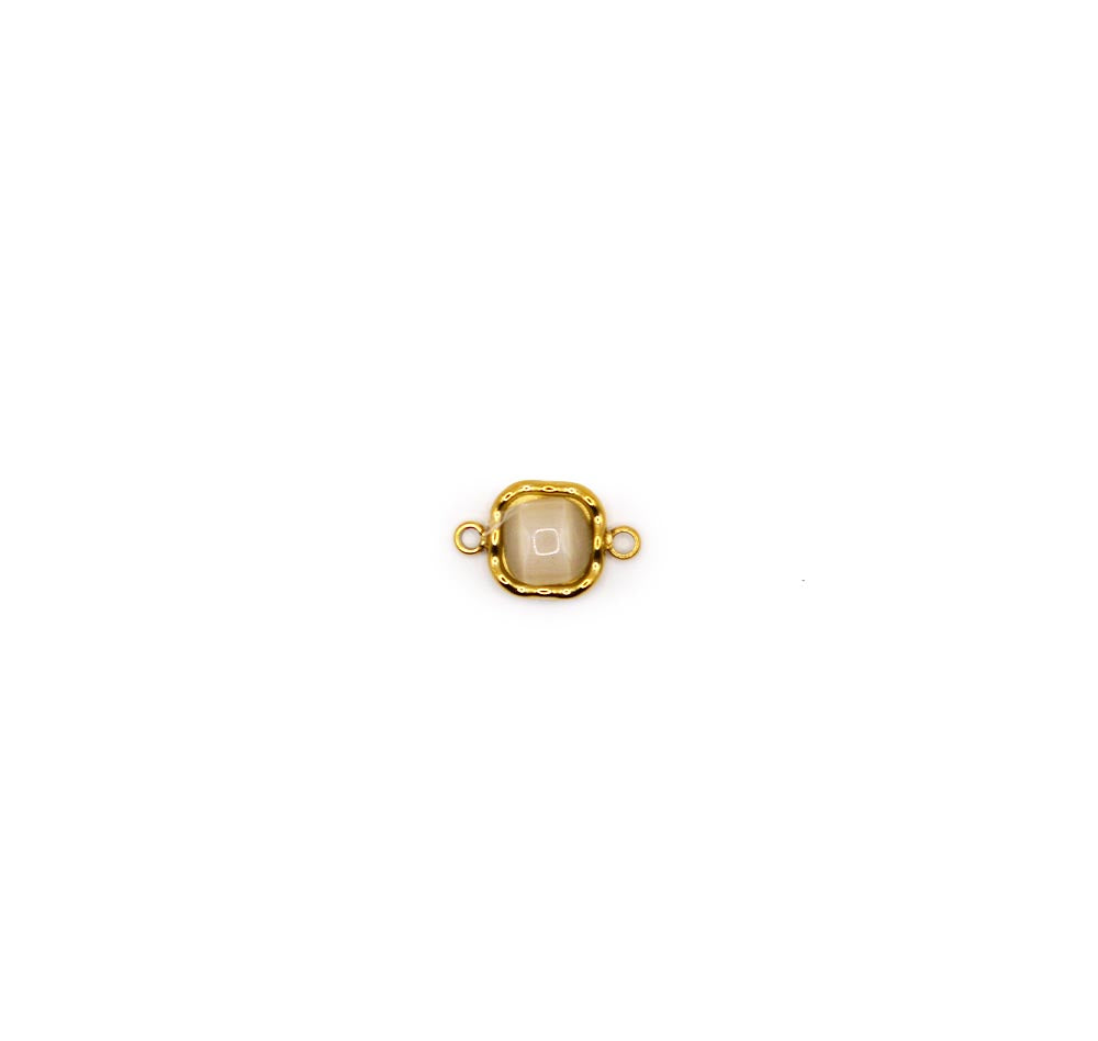 Gilded Aurora Cat‑Eye Connector