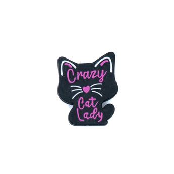 Crazy Cat Lady Silicone Focal Bead