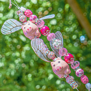 Critter Bead Strand Duo in When Pigs Fly