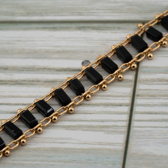 Curiosity Cabinet Copper Chain in Black as Night