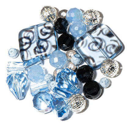 Czech Bead Mix in Frosty Escape