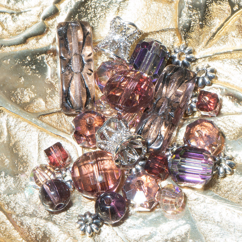 Czech Bead Mix in Rosaline Towers
