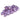 Czech Fire Polish Rondelles in Lumi Purple