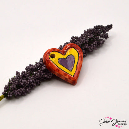 Damyanah Studio Sunset Hearts Pendant