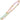 Dichronic Glass Bead Strand Duo in Wild Peaches