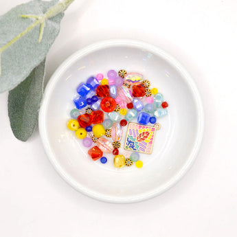 Designer Glass Bead Mix in Mosaic Windows