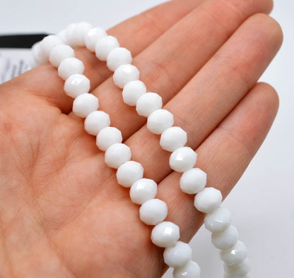 Designed By Me Strand in White Single-Style Rondelle