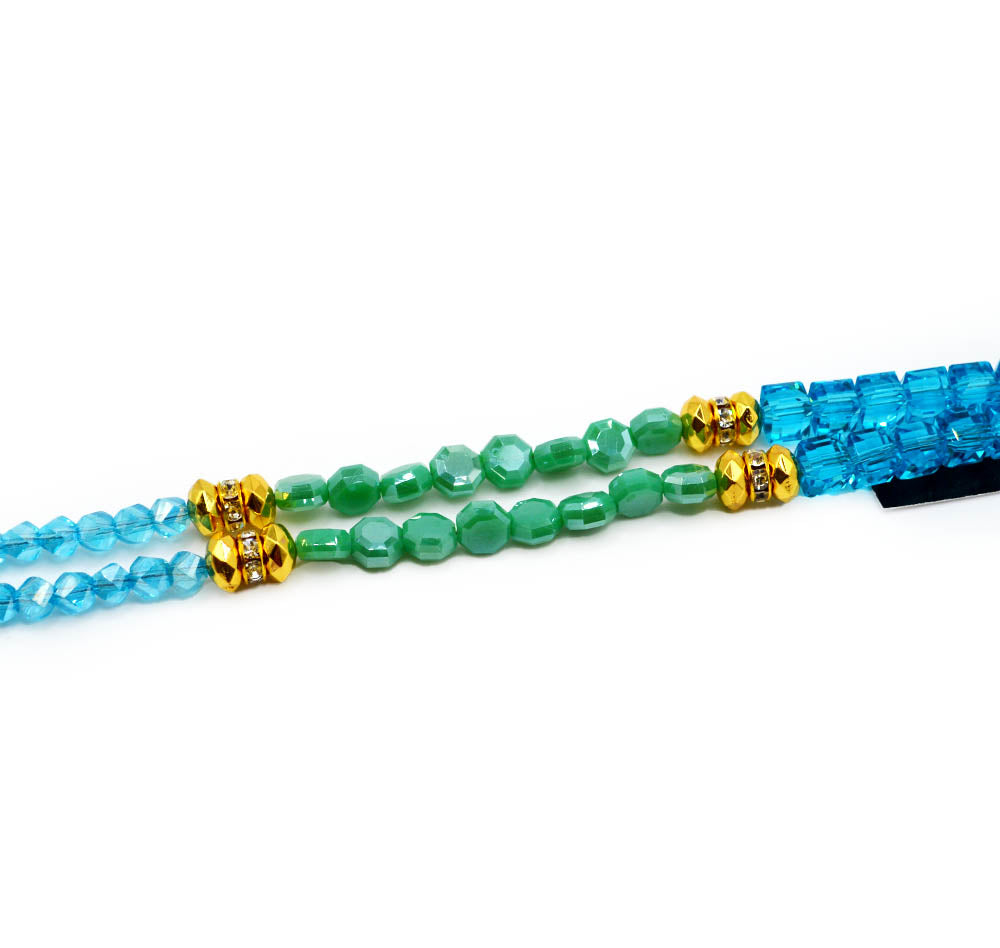 Designed By Me Trio Bead Strand in Teal