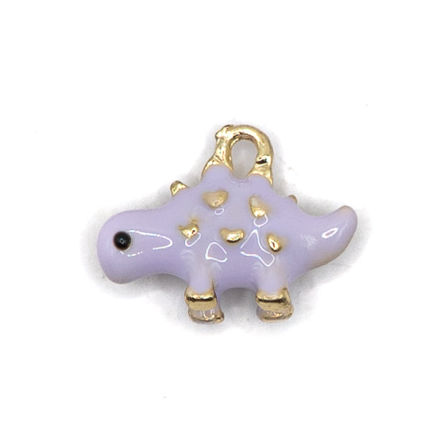 Dinosaur Alloy Enamel Charm in Baby Kentrosaurus