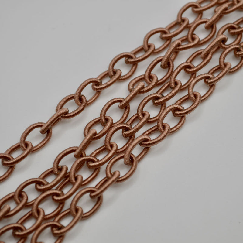 Fabric Chain in Dusky Rose