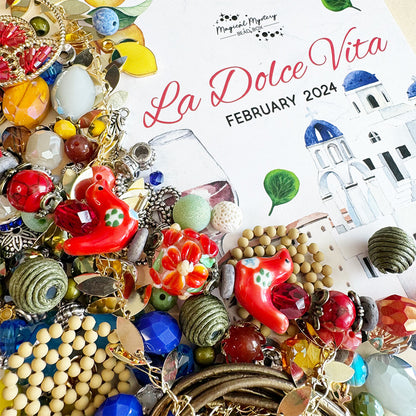 La Dolce Vita - February 2024 Magical Mystery Bead Box
